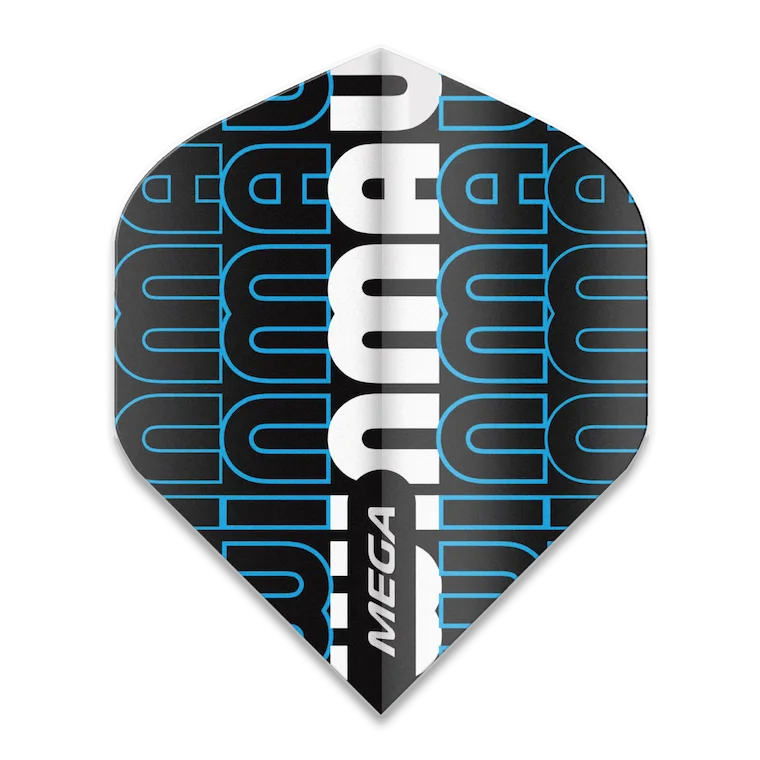 Mega Standard Winmau Logo - Black & Blue 6900-235