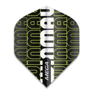 Mega Standard Winmau Logo - Black & Green 6900-237