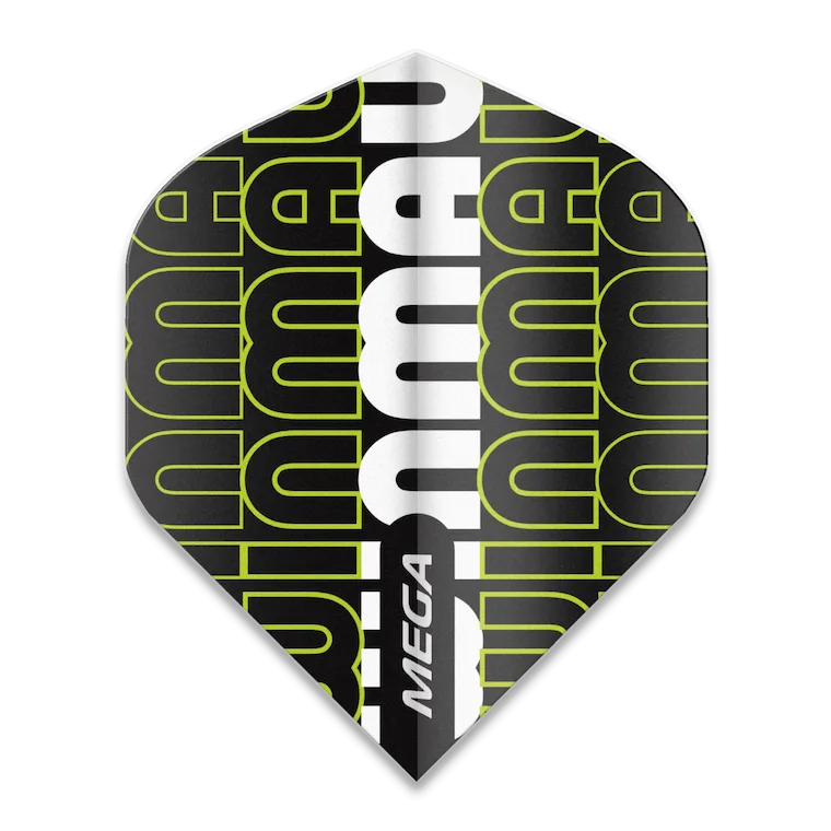 Mega Standard Winmau Logo - Black & Green 6900-237