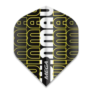 Mega Standard Winmau Logo - Black & Yellow 6900-239