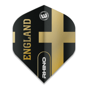 Winmau Rhino Black & Gold Flag - England 6905.200