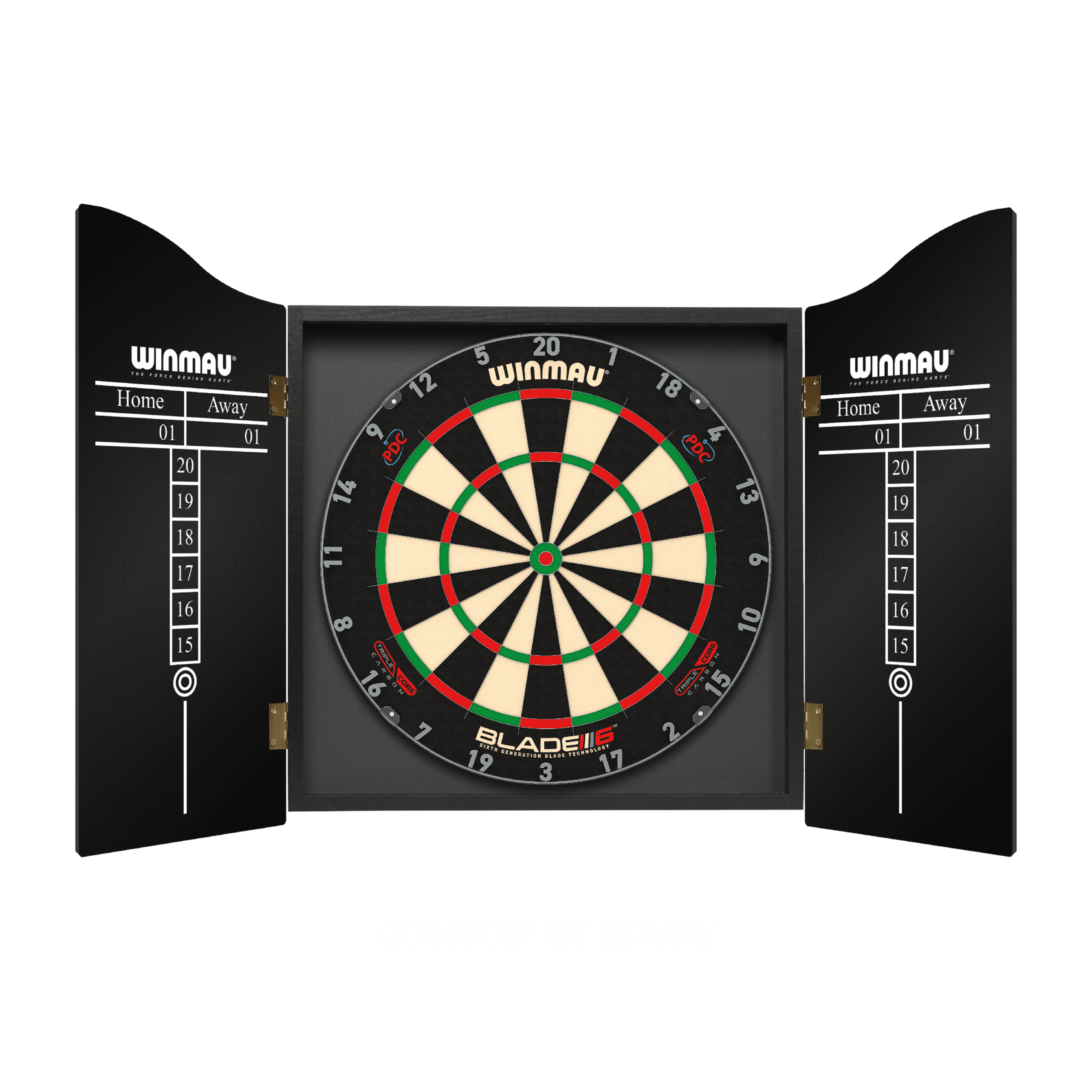 Winmau Black Deluxe Dartskåp - Bild 2