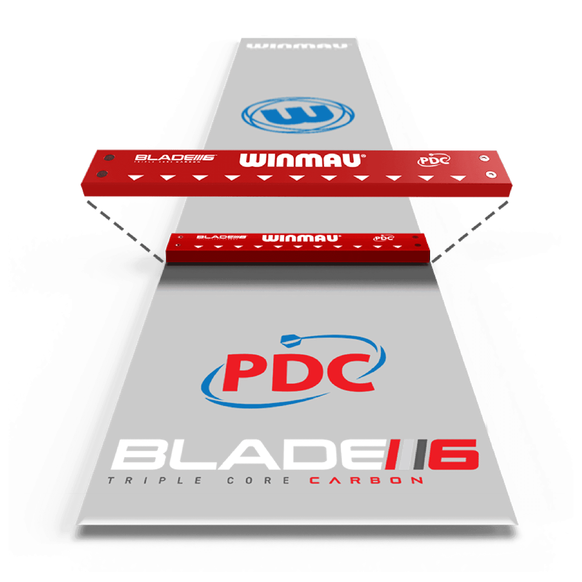 Winmau Dartmatta Clearzone PVC - Bild 4