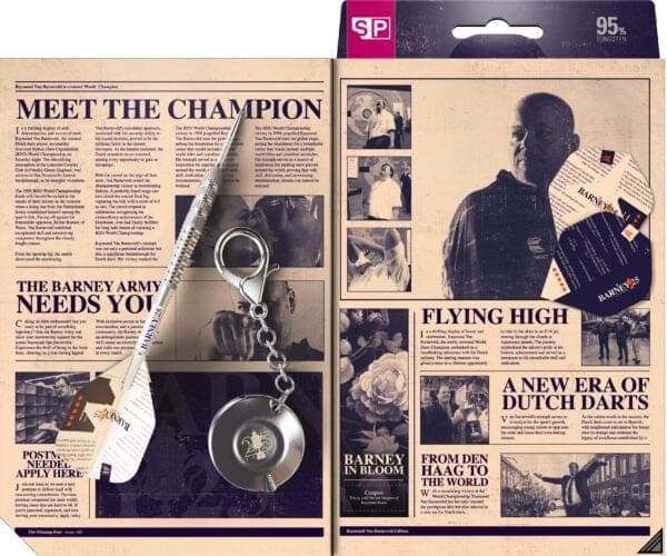 BARNEY25 95% SP STEEL TIP DART 2023