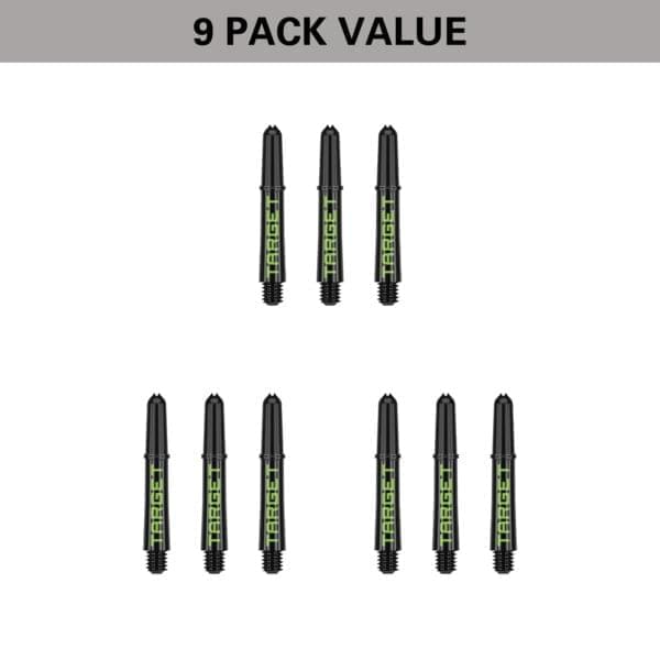 Target Pro Grip 3 Set Black & Green Short 34mm