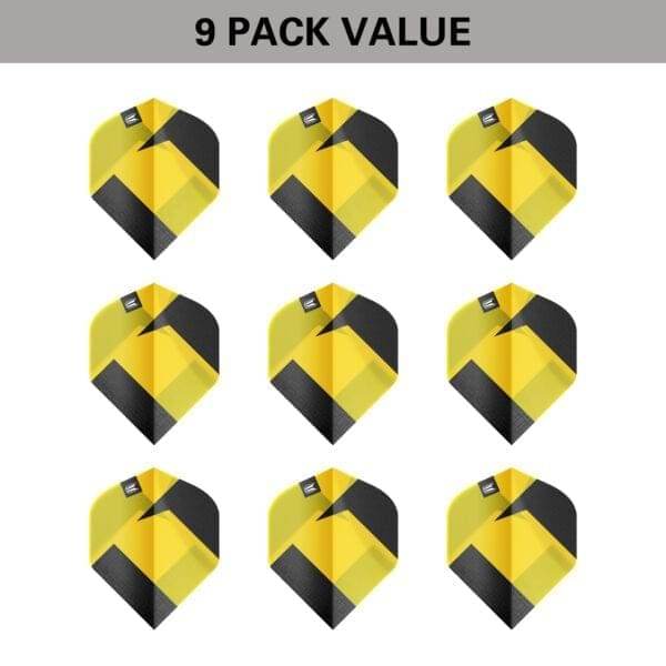 Target Tag black & yellow *3 sets NO2 Flights