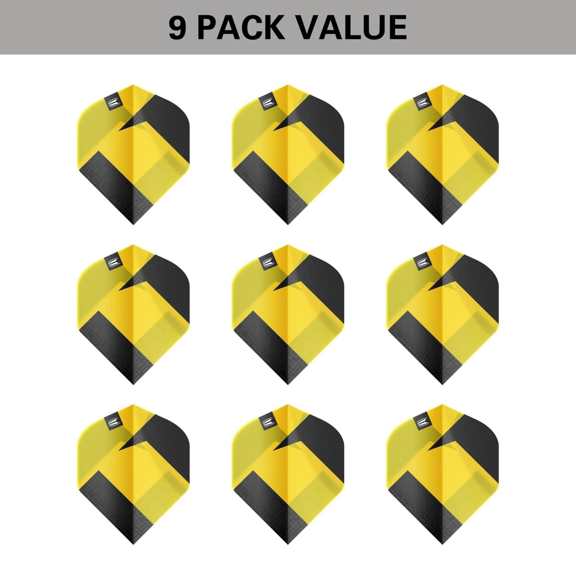 Target Tag black & yellow *3 sets NO2 Flights - Bild 4