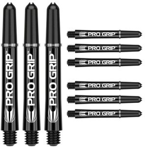 Target Pro Grip 3 Set Black Dart Shafts