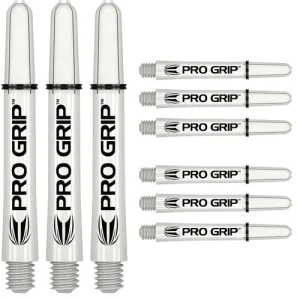 Target Pro Grip 3 Set White Dart Shafts