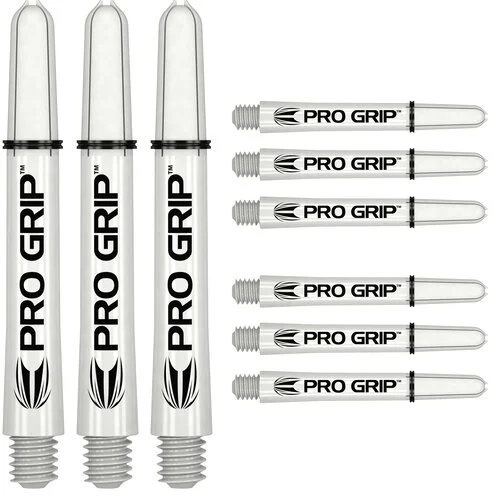 Target Pro Grip 3 Set White Dart Shafts