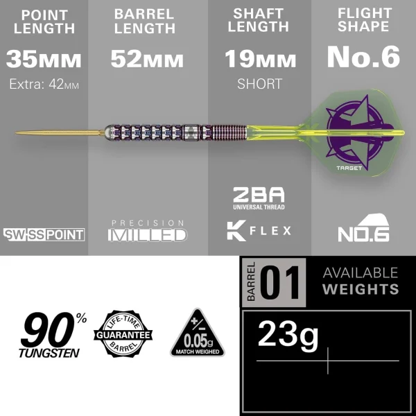 Target Luke Littler World Champion 2025 Edition SP 23G