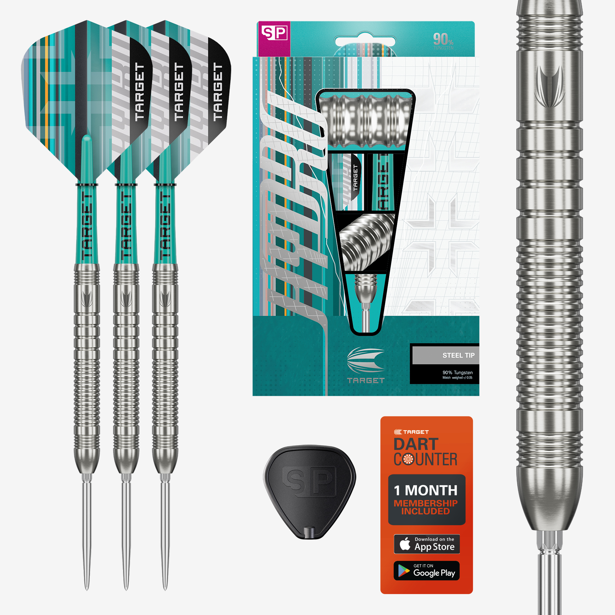 Target Hydro 90% 03 SP Steel Tip Darts
