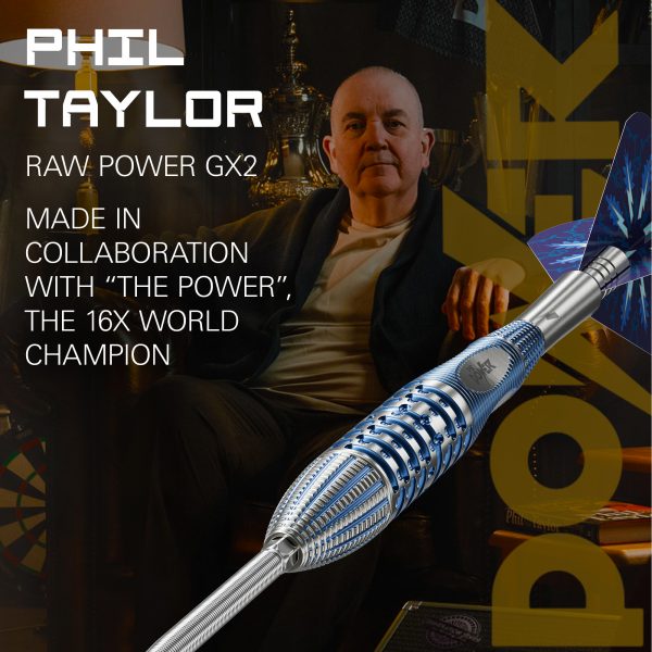 Target Phil "The Power" Taylor Gx2 SP Steel Tip Darts