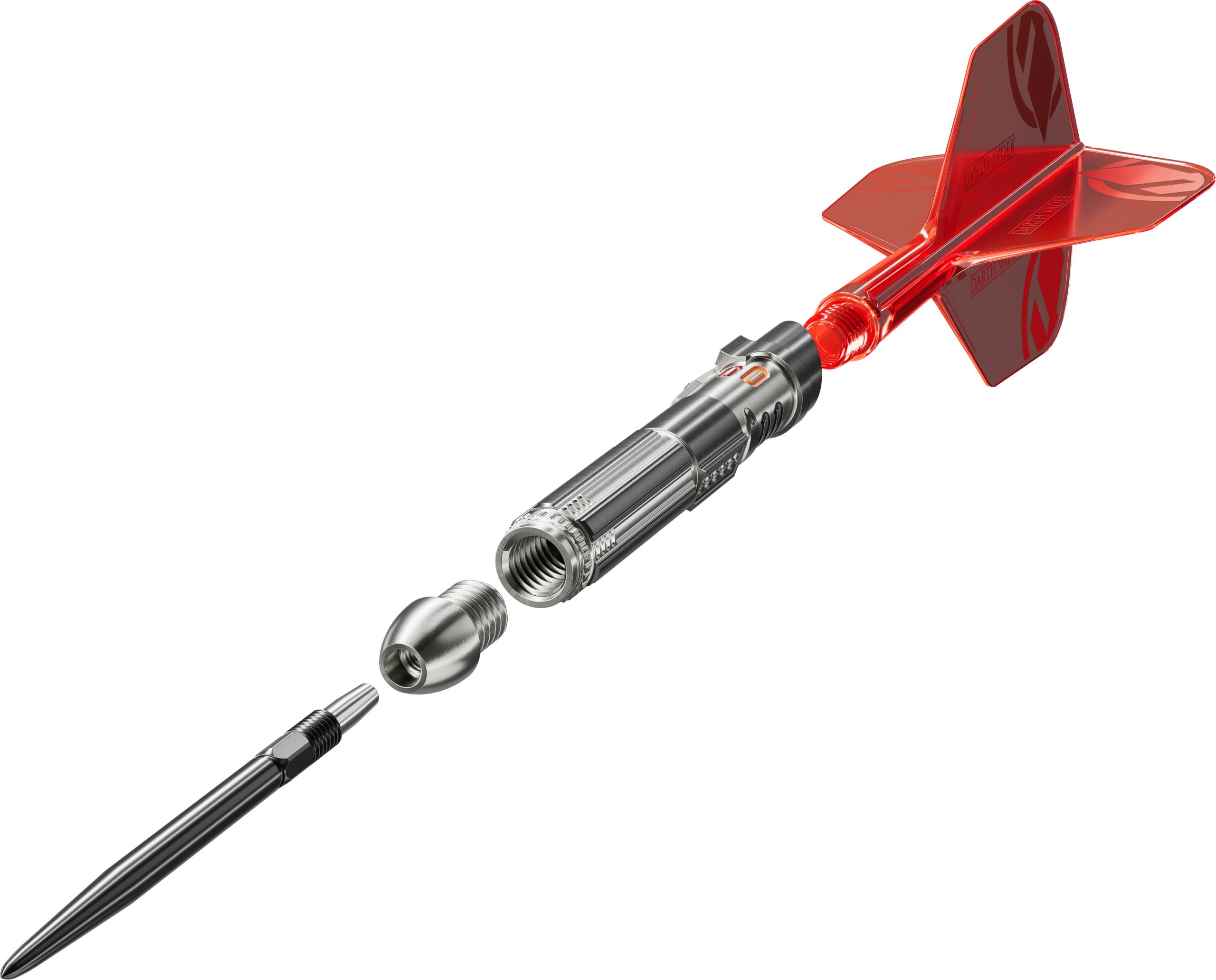TARGET STAR WARS DARTH VADER LIGHT SABER EDITION 95% 24G SP STEEL TIP DARTS 2025 - Bild 2