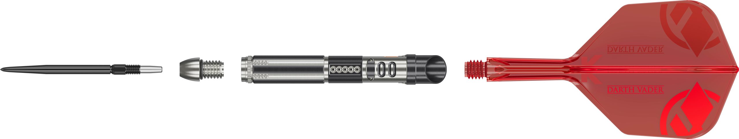 TARGET STAR WARS DARTH VADER LIGHT SABER EDITION 95% 24G SP STEEL TIP DARTS 2025 - Bild 5