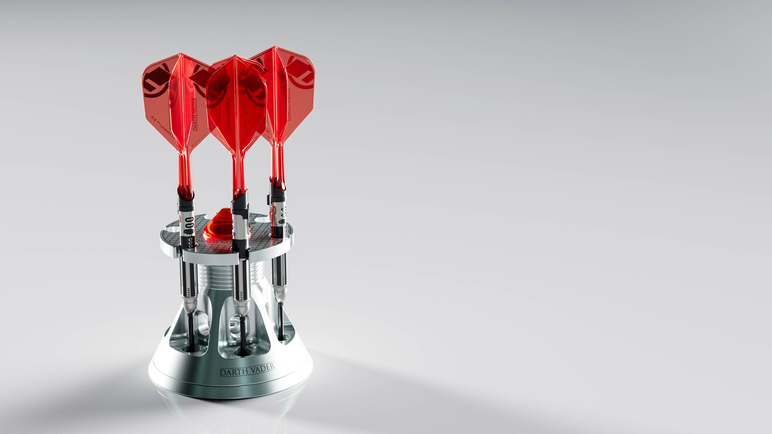 TARGET STAR WARS DARTH VADER LIGHT SABER EDITION 95% 24G SP STEEL TIP DARTS 2025 - Bild 6