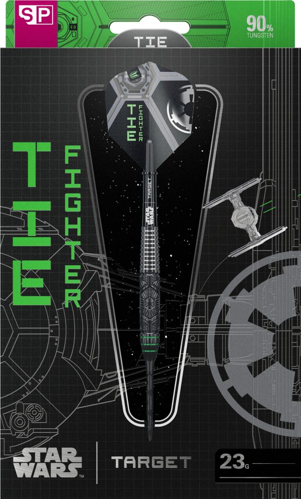 TARGET STAR WARS TIE FIGHTER 90% SP STEEL TIP DARTS 2025