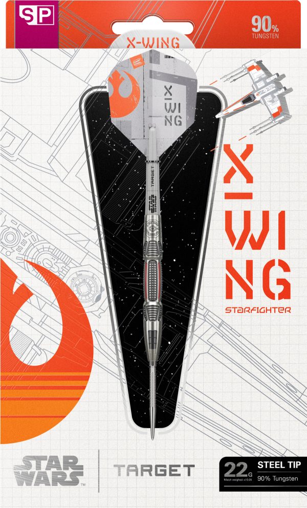 TARGET STAR WARS X-WING 90% SP STEEL TIP DARTS 2025
