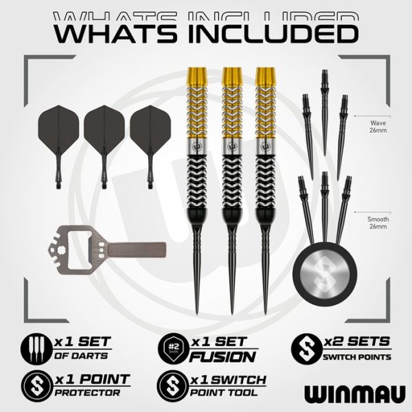 Winmau Exion Parallel Switch Point 90% Tungsten
