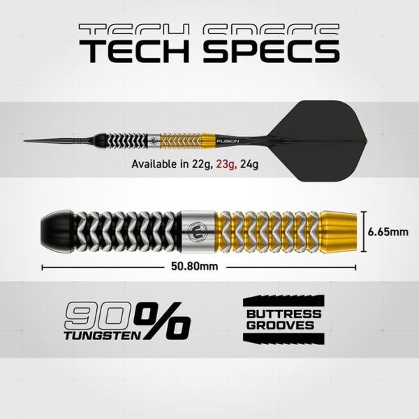 Winmau Exion Parallel Switch Point 90% Tungsten