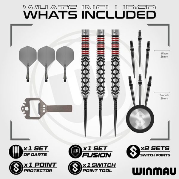 Winmau Fornax Parallel Switch Point 90% Tungsten