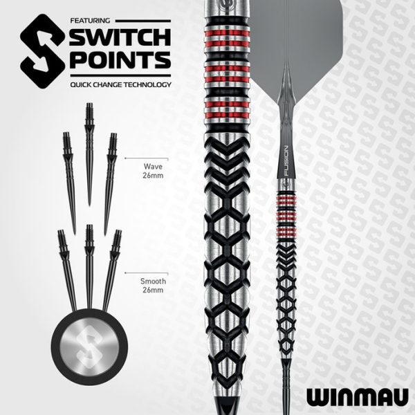 Winmau Fornax Tapered Switch Point 90% Tungsten