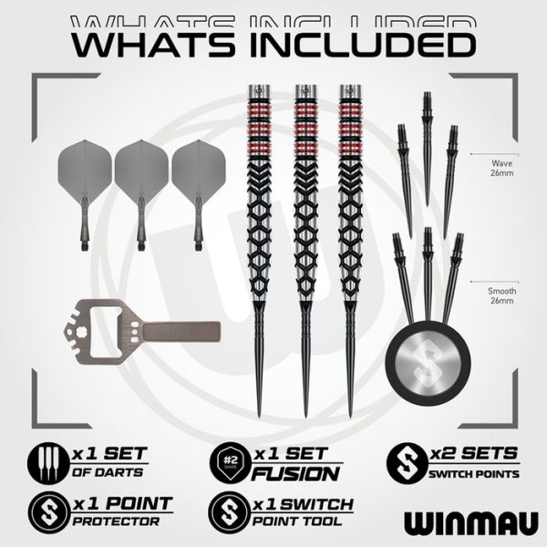 Winmau Fornax Tapered Switch Point 90% Tungsten