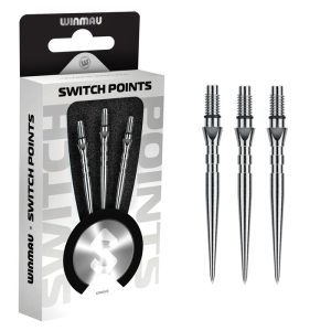 Winmau Switch Point Groove Silver
