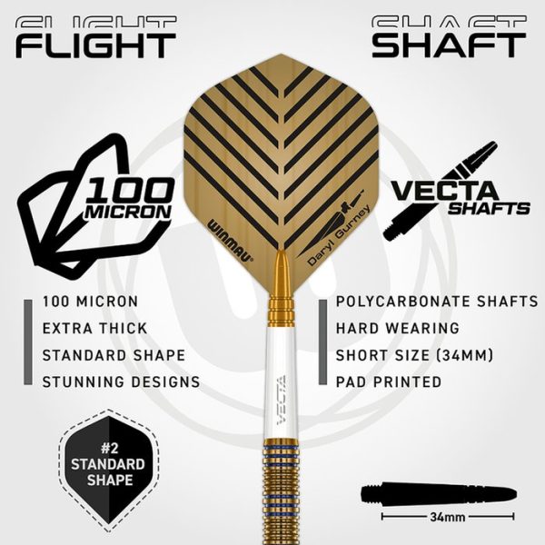 Winmau Daryl Gurney Signature Edition 23G 90% Tungsten