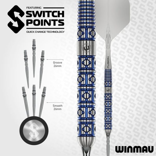 Winmau Lunaris Parallel Switch Point 90% Tungsten