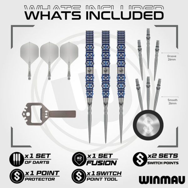 Winmau Lunaris Tapered Switch Point 90% Tungsten