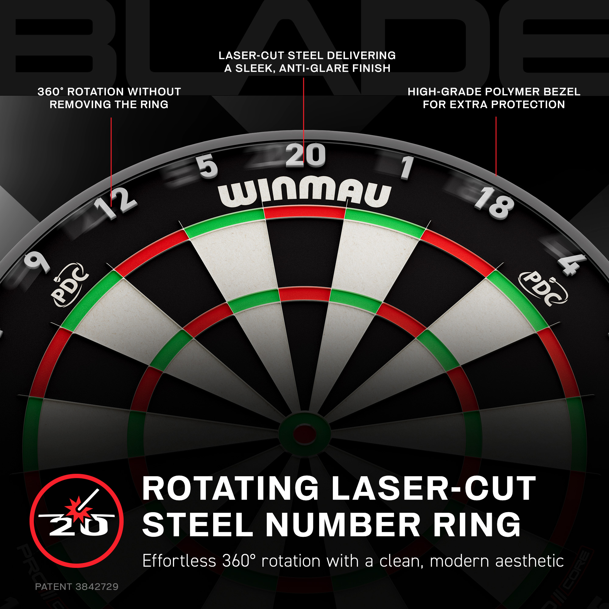 Winmau Blade X Dartboard - Bild 5
