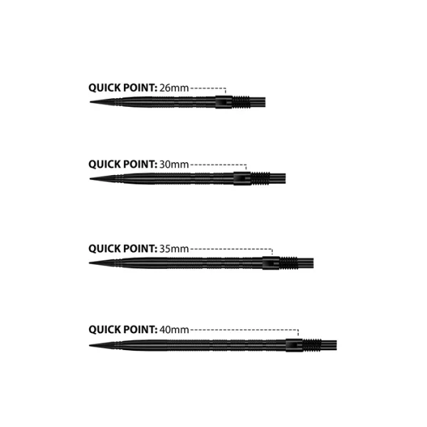 Harrows Micro Ridge Quick Points Black