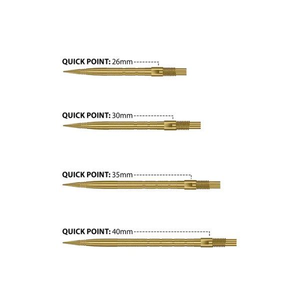 Harrows Micro Ridge Quick Points Gold
