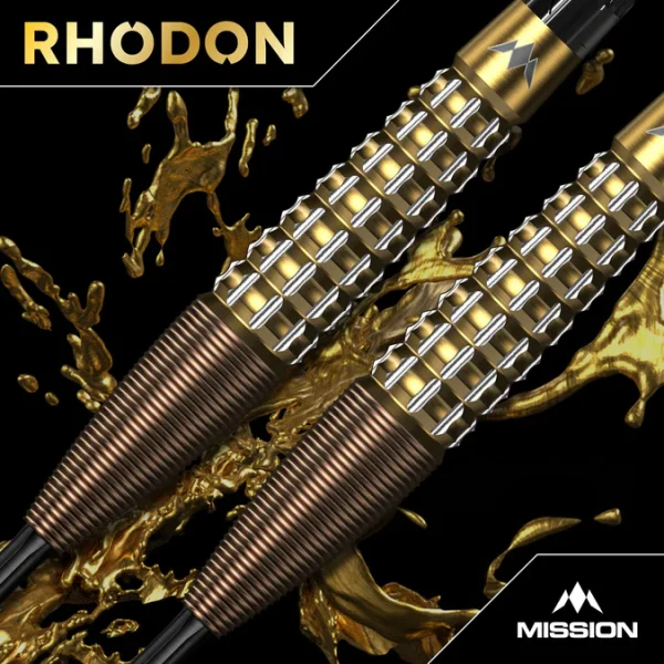 Mission Rhodon Steel Tip Darts 95% Tungsten