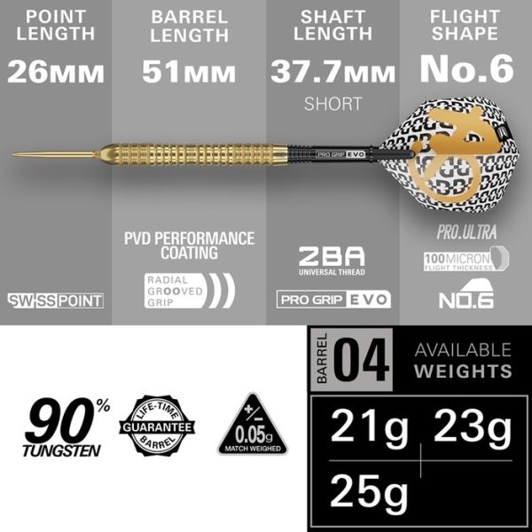 Target Bolide Envy 04 90% Tungsten