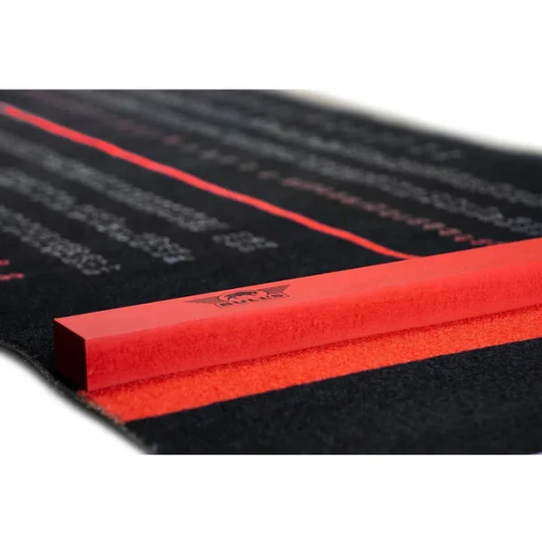 Bull's Finish Carpet Oche Dartmat Black-Red 300x60