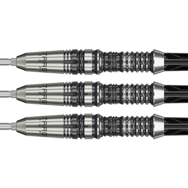 Target Japan Black Marque Heracles Swiss Point 90% Steel Tip Darts 23 Gram